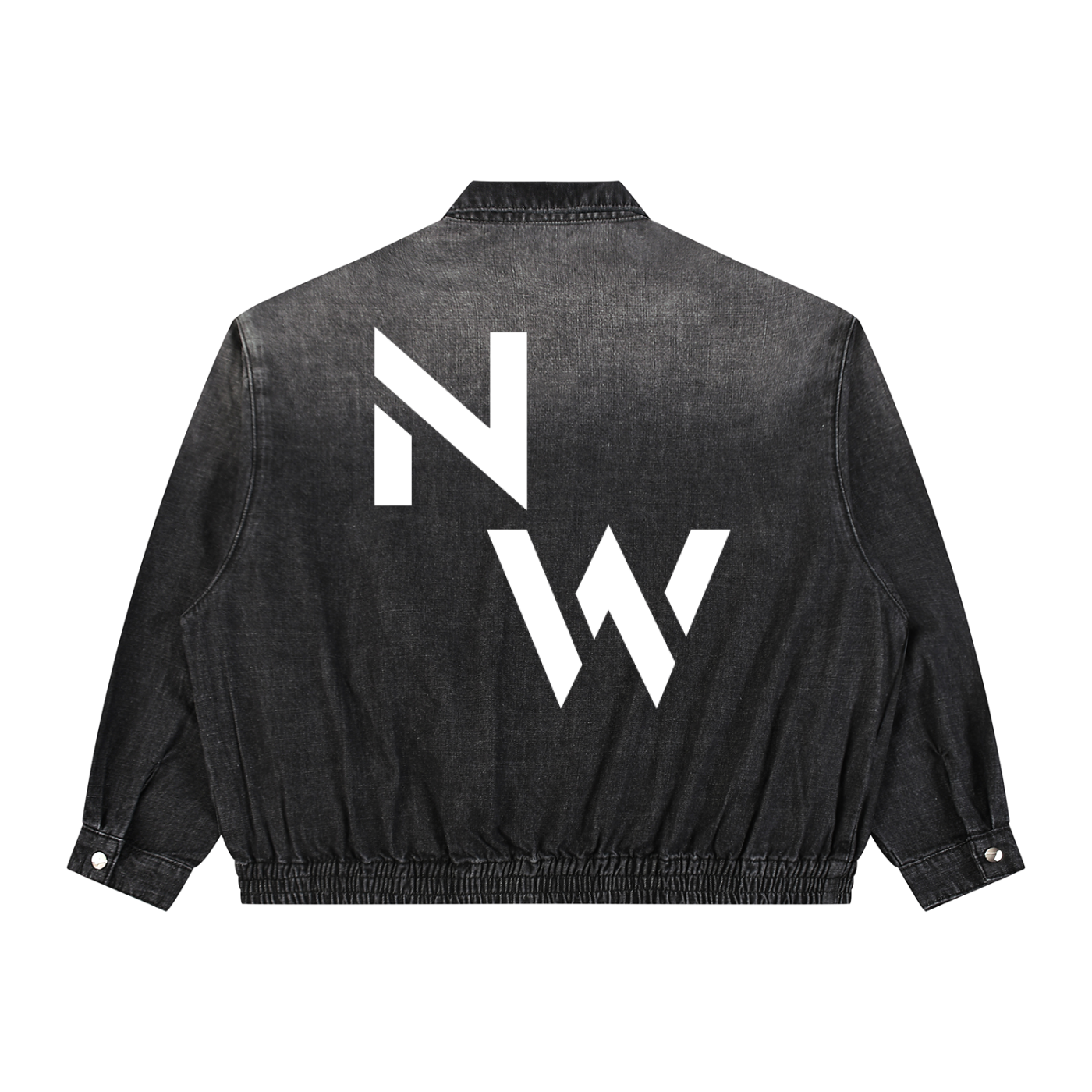 NW unisex full-zip denim jacket