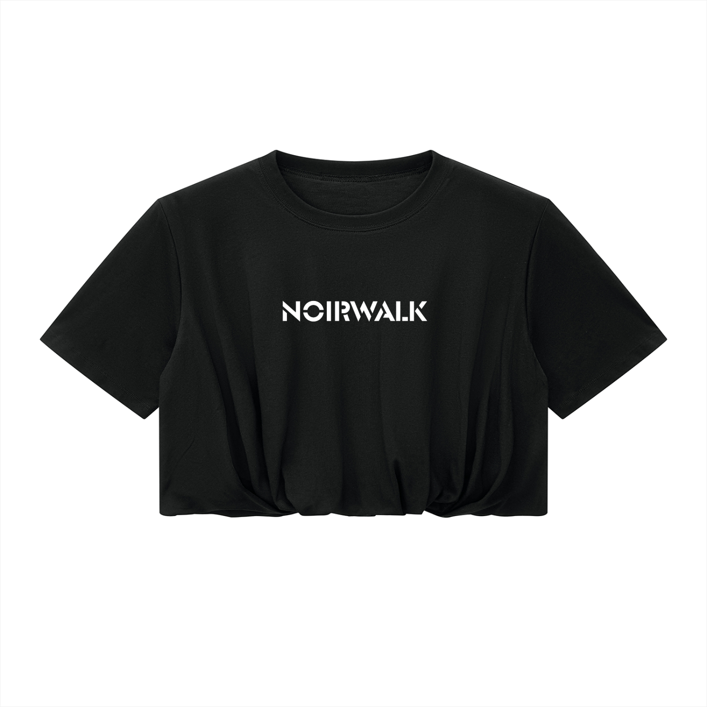 Women’s Crop Bubble Hem T-Shirt