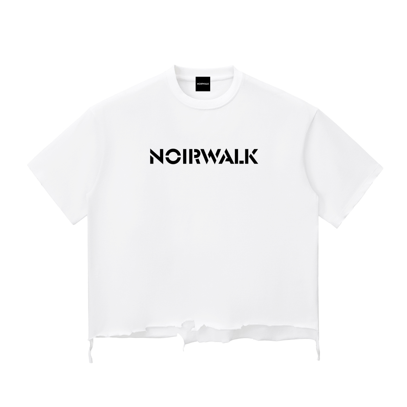 NWS Snow Wash Raw-Hem Boxy T-shirt