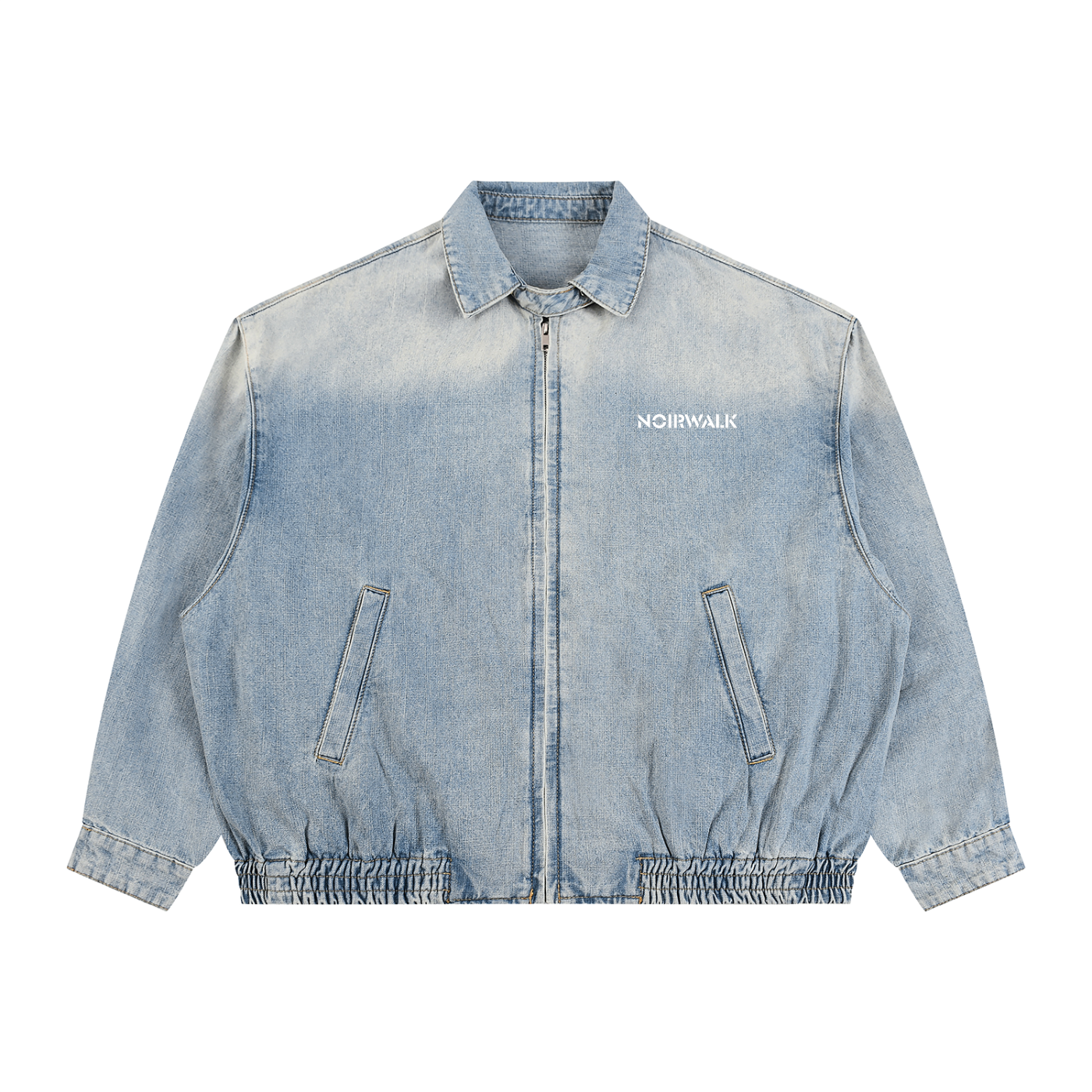 NW unisex full-zip denim jacket