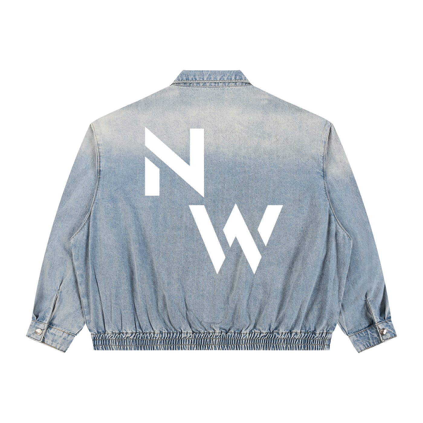 NW unisex full-zip denim jacket
