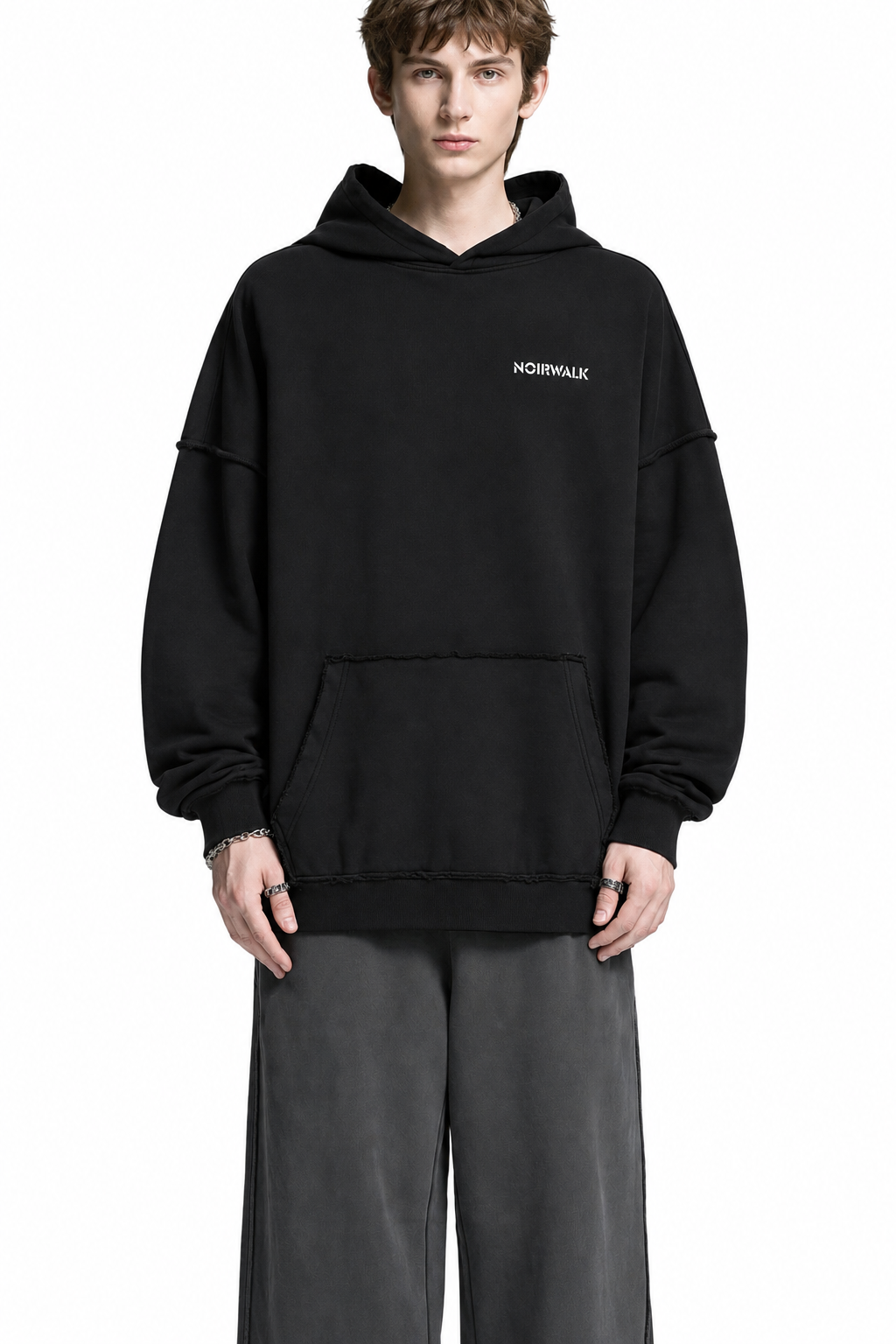 NW signature double layered hoodie