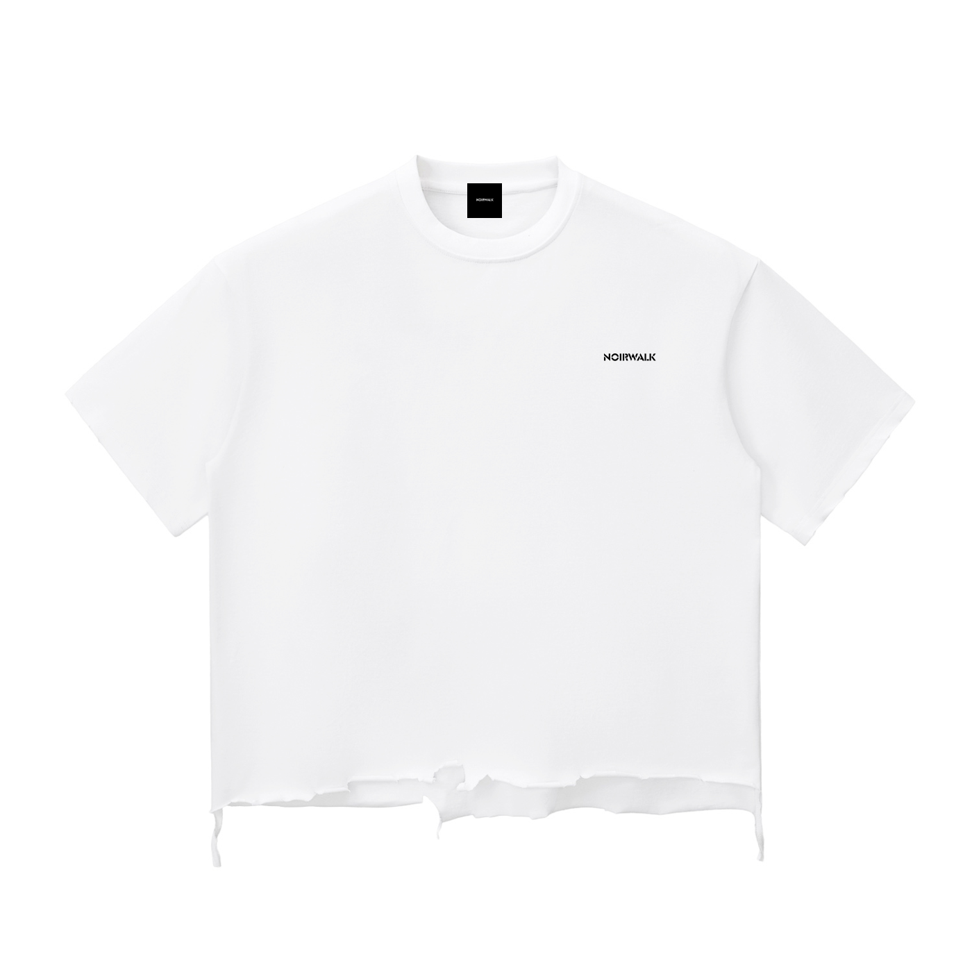 NWS Logo Ripped Boxy T-shirt