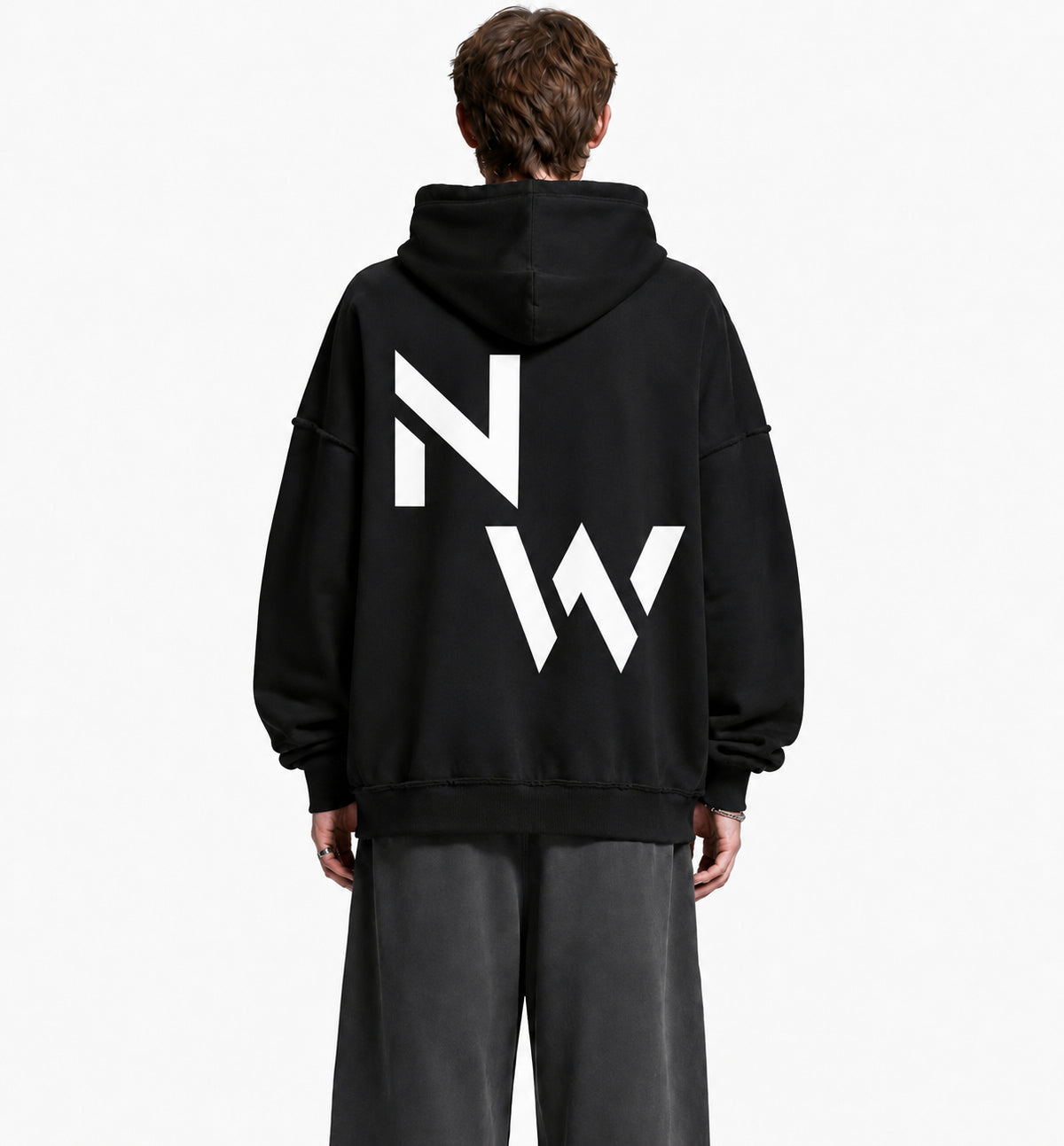NW signature double layered hoodie