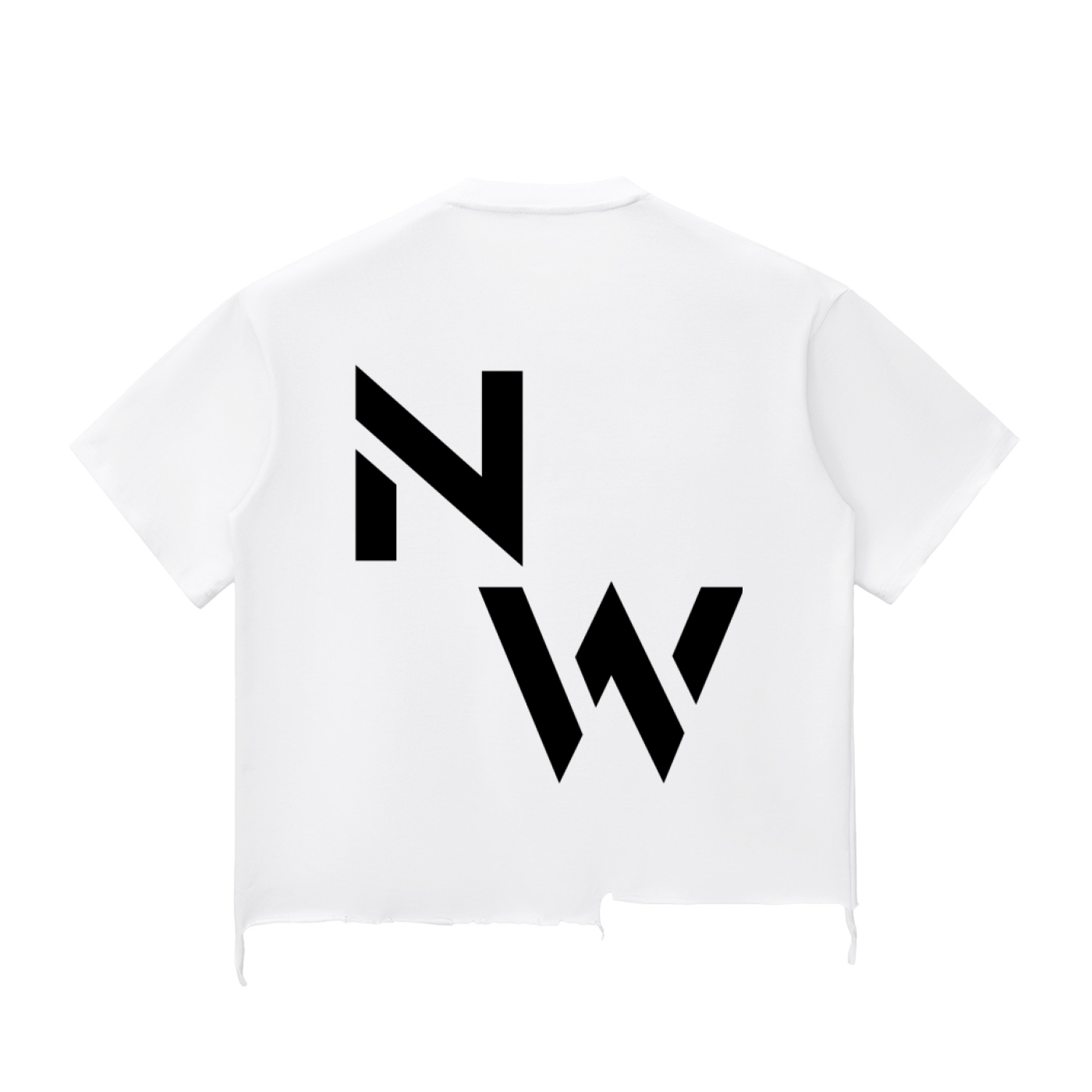 NWS Logo Ripped Boxy T-shirt