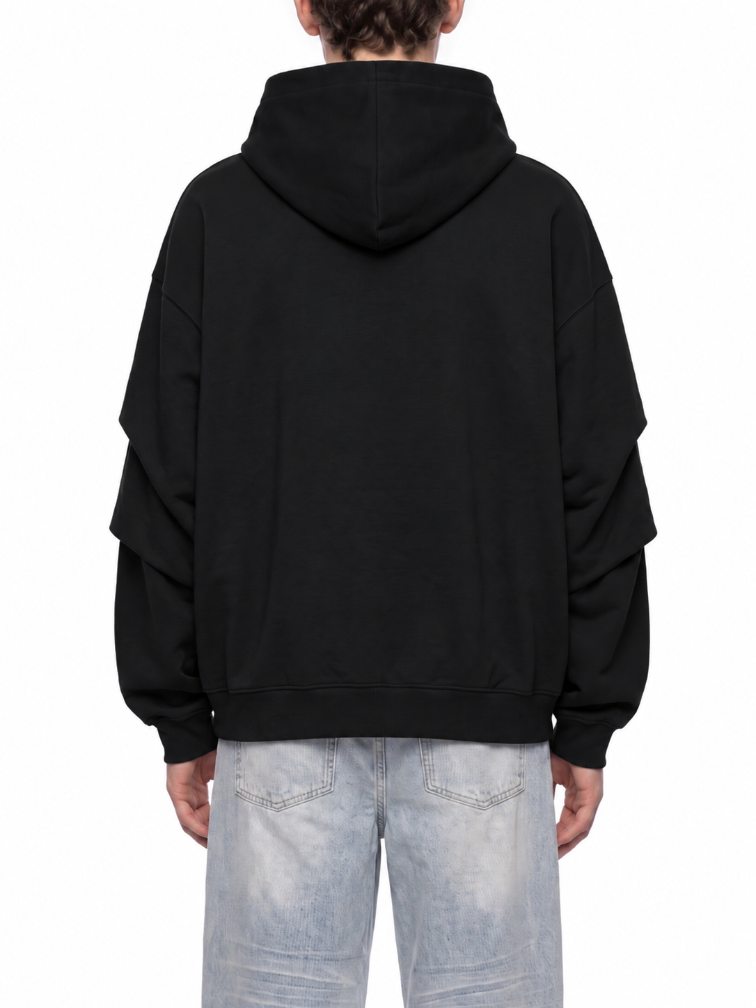 NWS Heavyweight Ruched Sleeves Hoodie