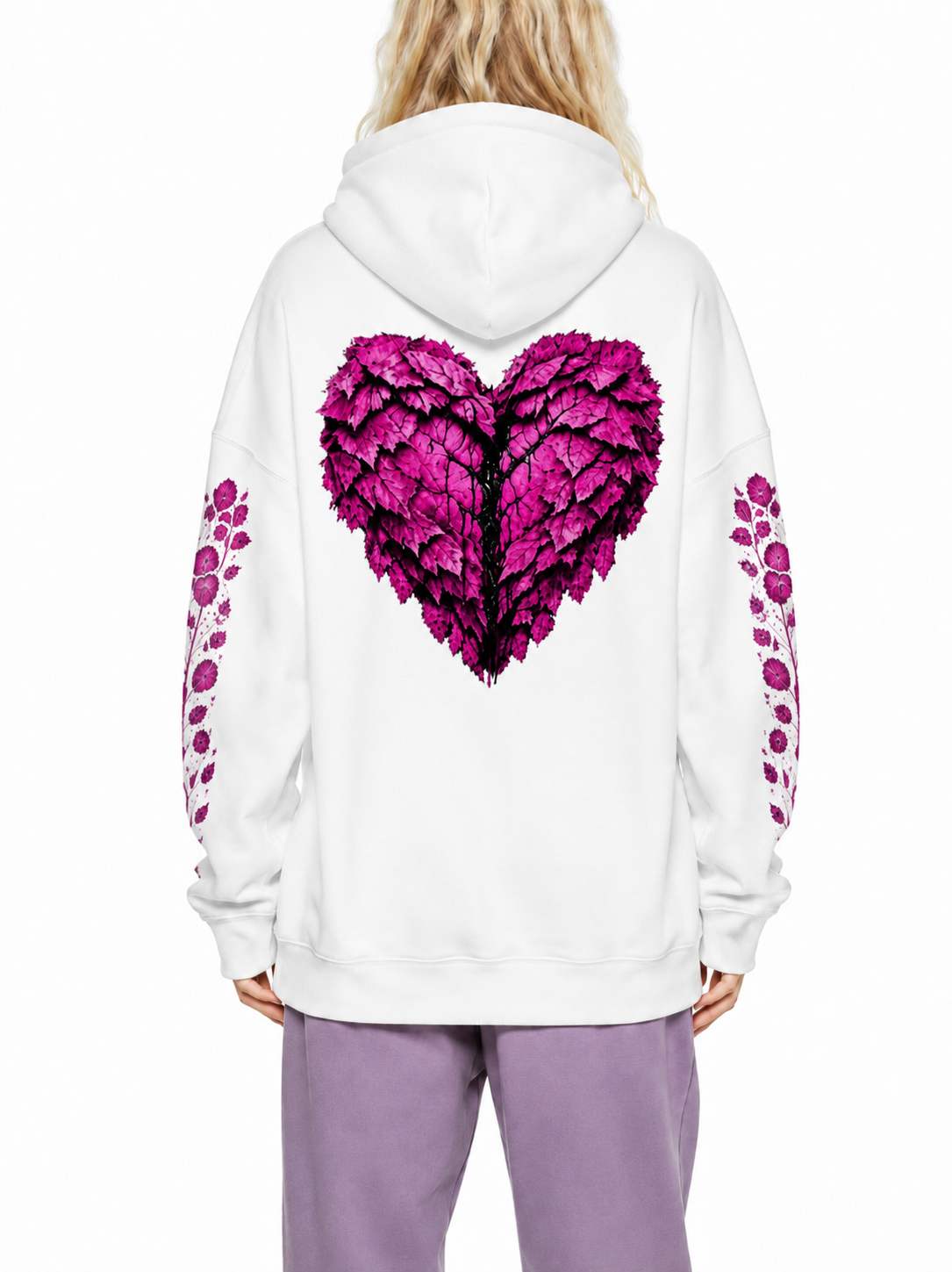 LOVE BLEEDS Oversize Fleeced Hoodie
