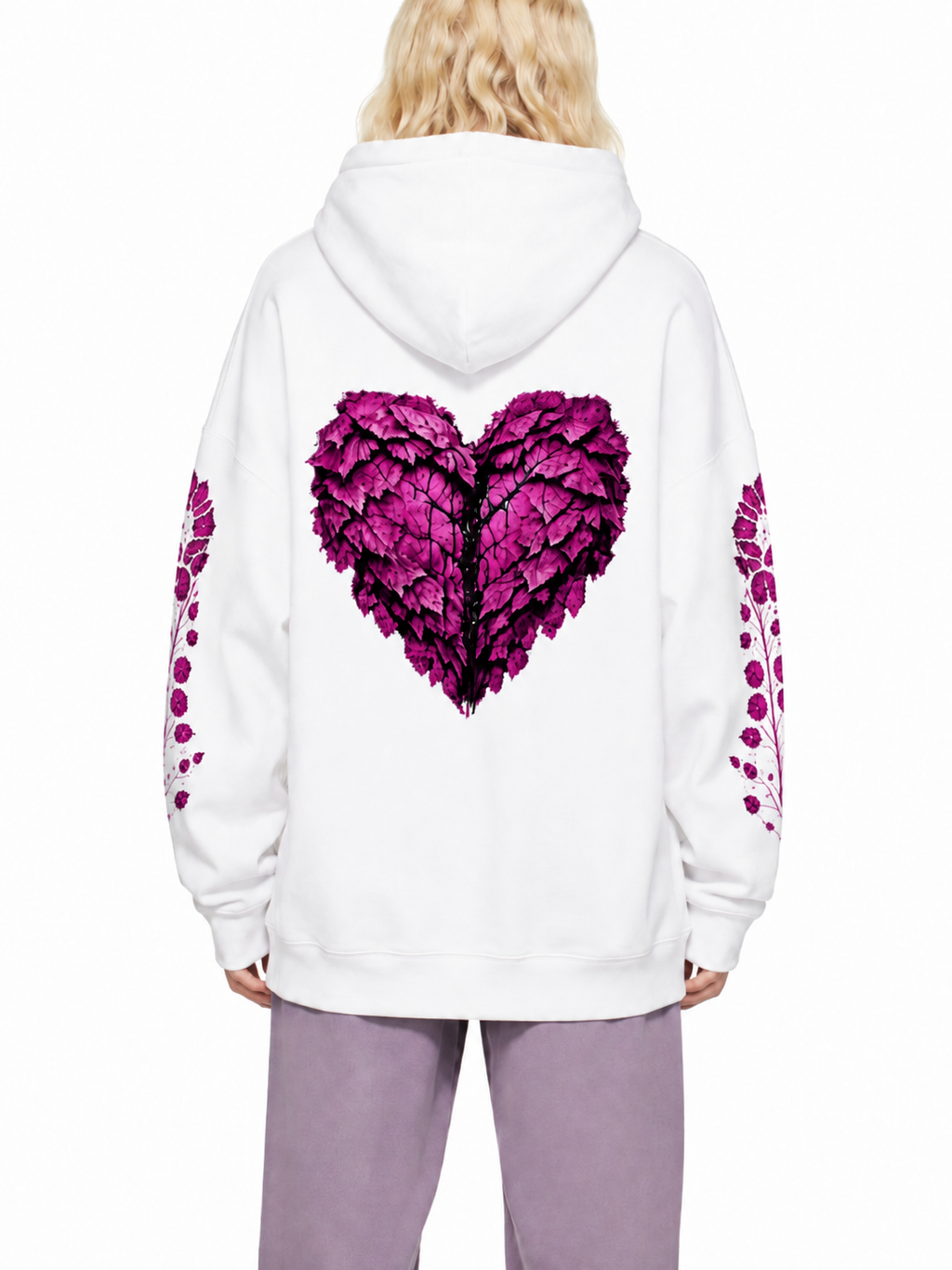 LOVE BLEEDS Oversize Fleeced Hoodie