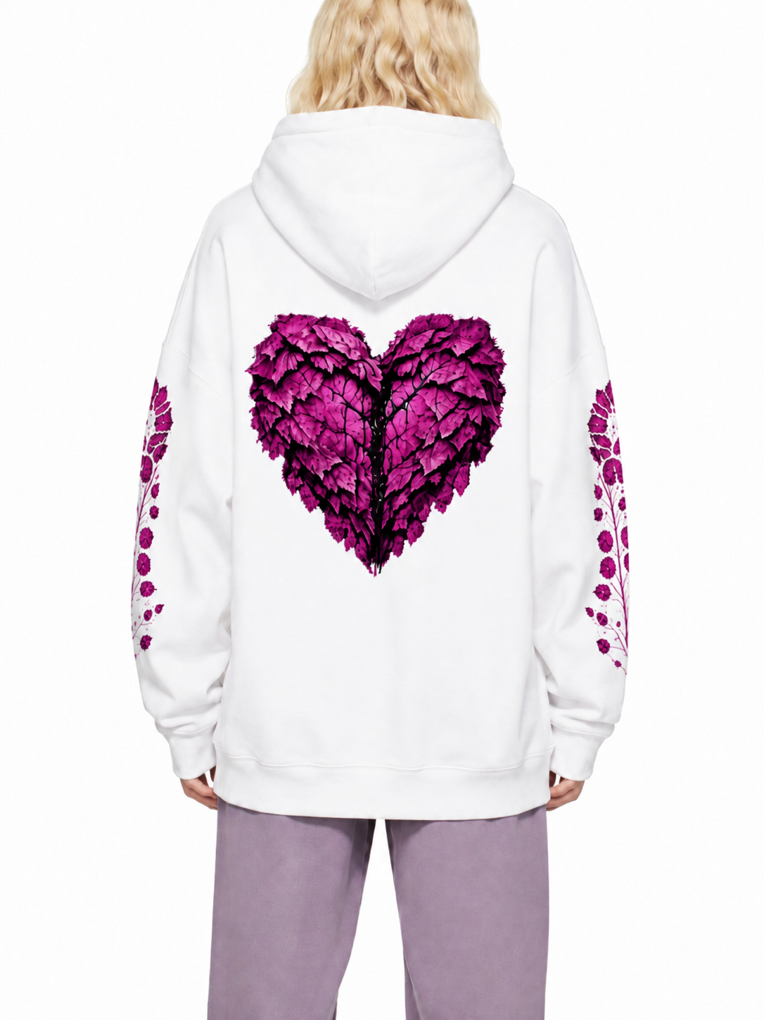 LOVE BLEEDS Oversize Fleeced Hoodie