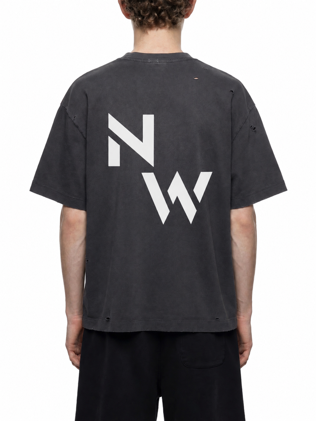 NWS Distressed Boxy Oversized T-Shirt