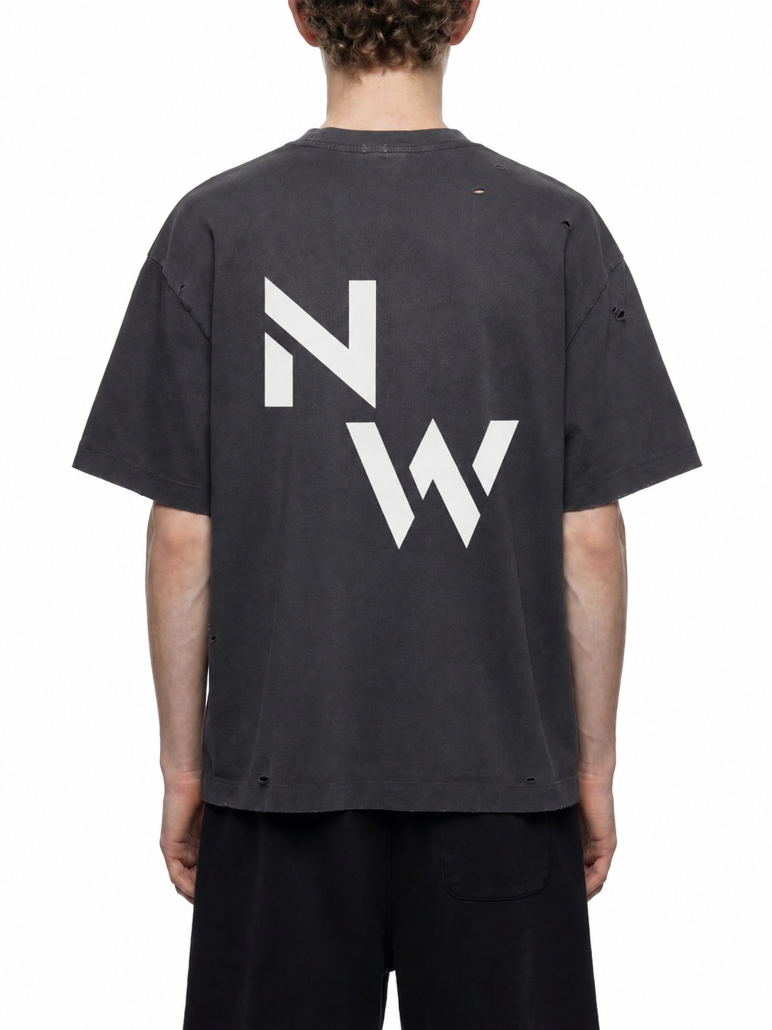 NWS Distressed Boxy Oversized T-Shirt