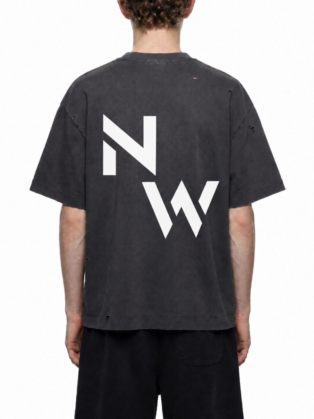 NWS Distressed Boxy Oversized T-Shirt