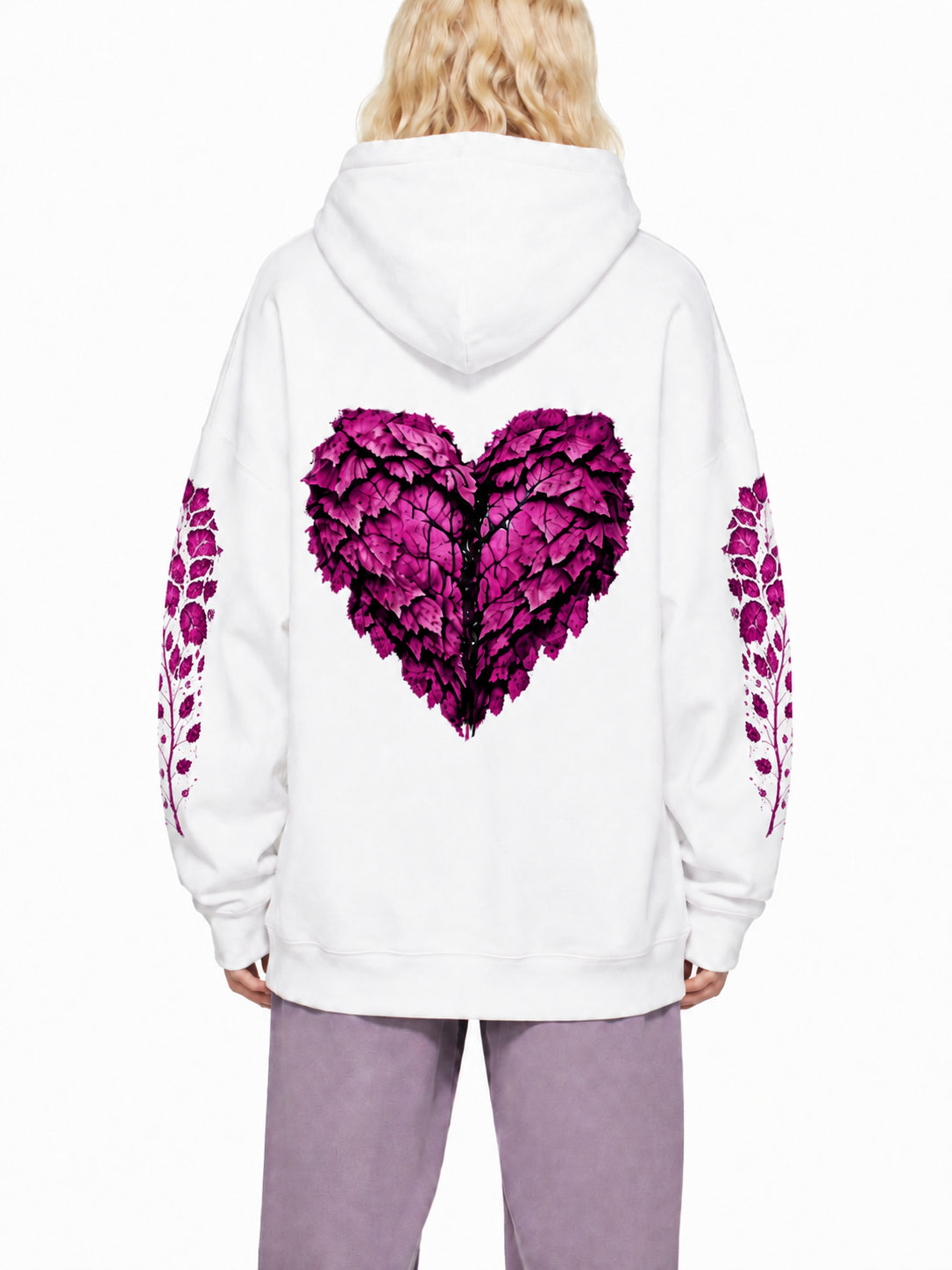LOVE BLEEDS Oversize Fleeced Hoodie