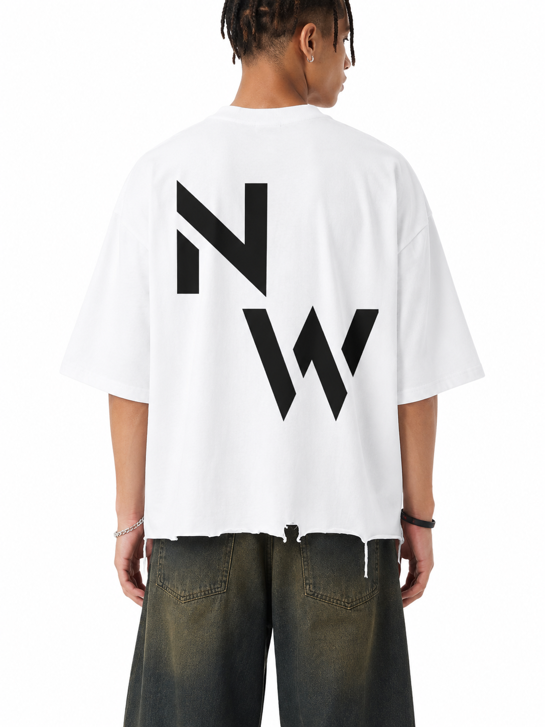 NWS Wash Raw-Hem Boxy T-shirt