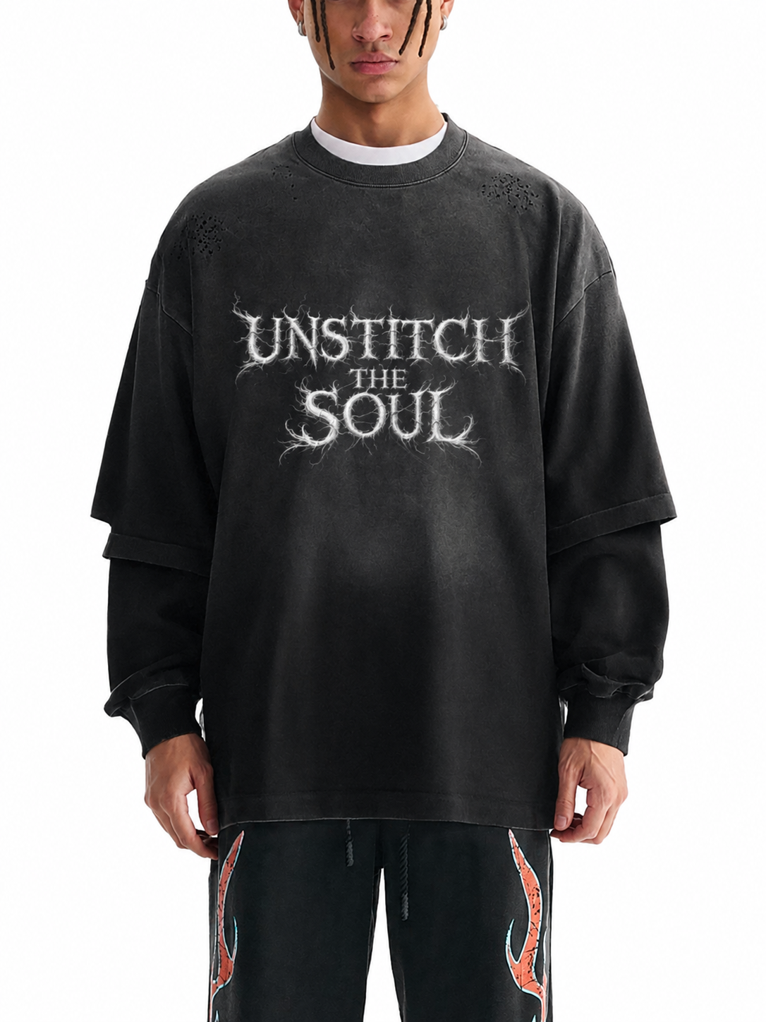 UNSTITCH THE SOUL: Two-Piece T-Shirt