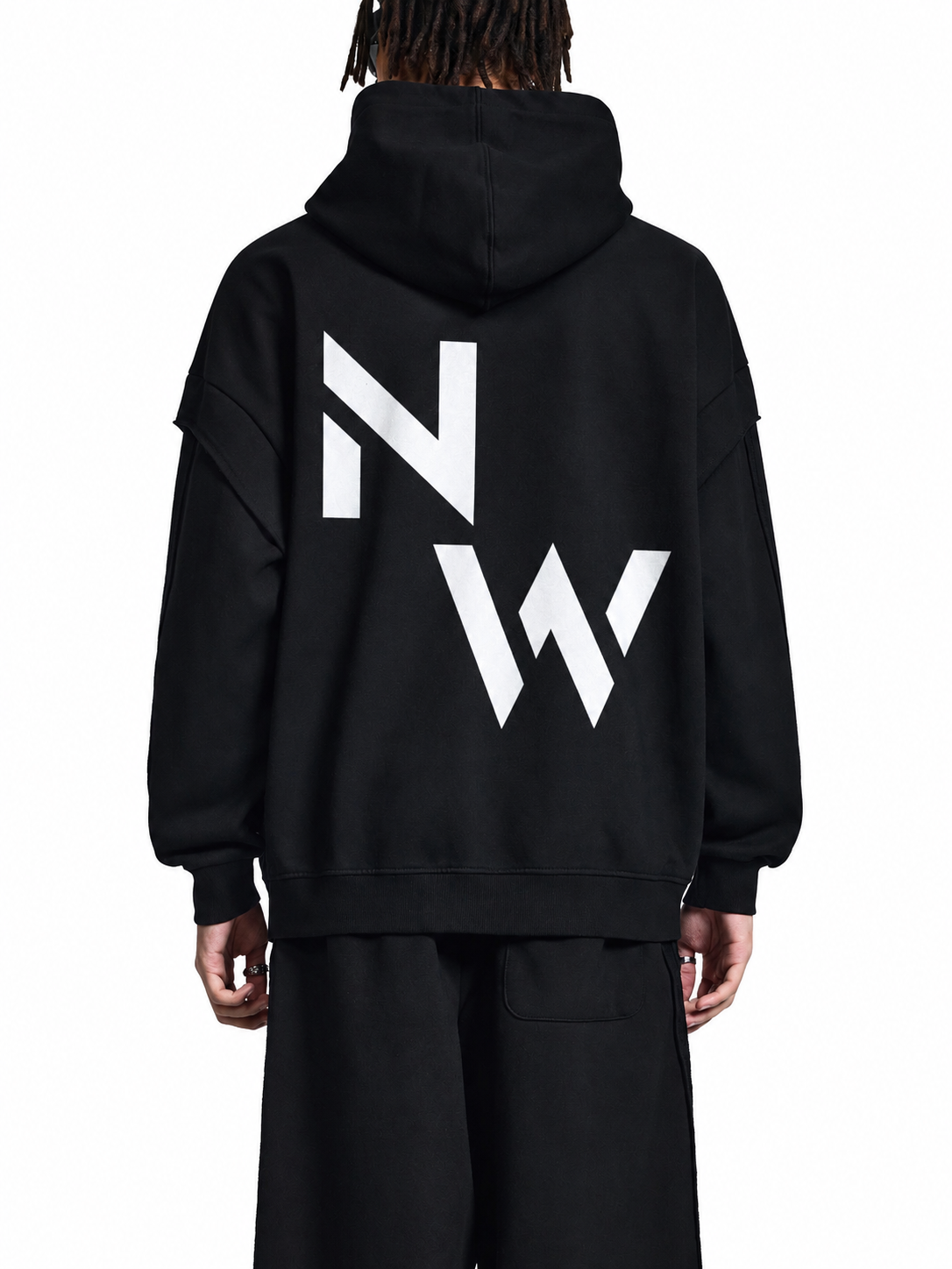NWS Contrast Tape Double Layered Hoodie