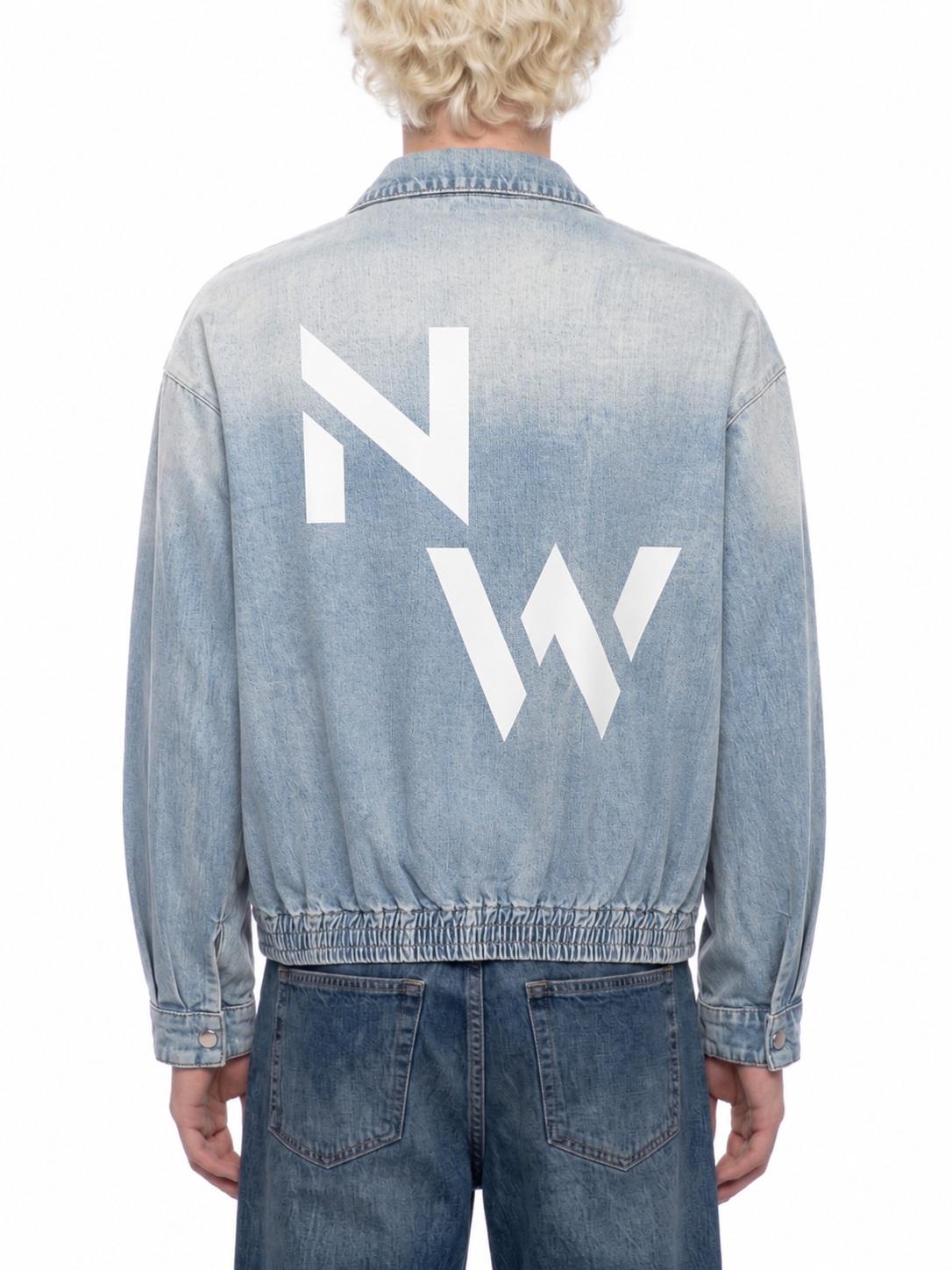 NW unisex full-zip denim jacket