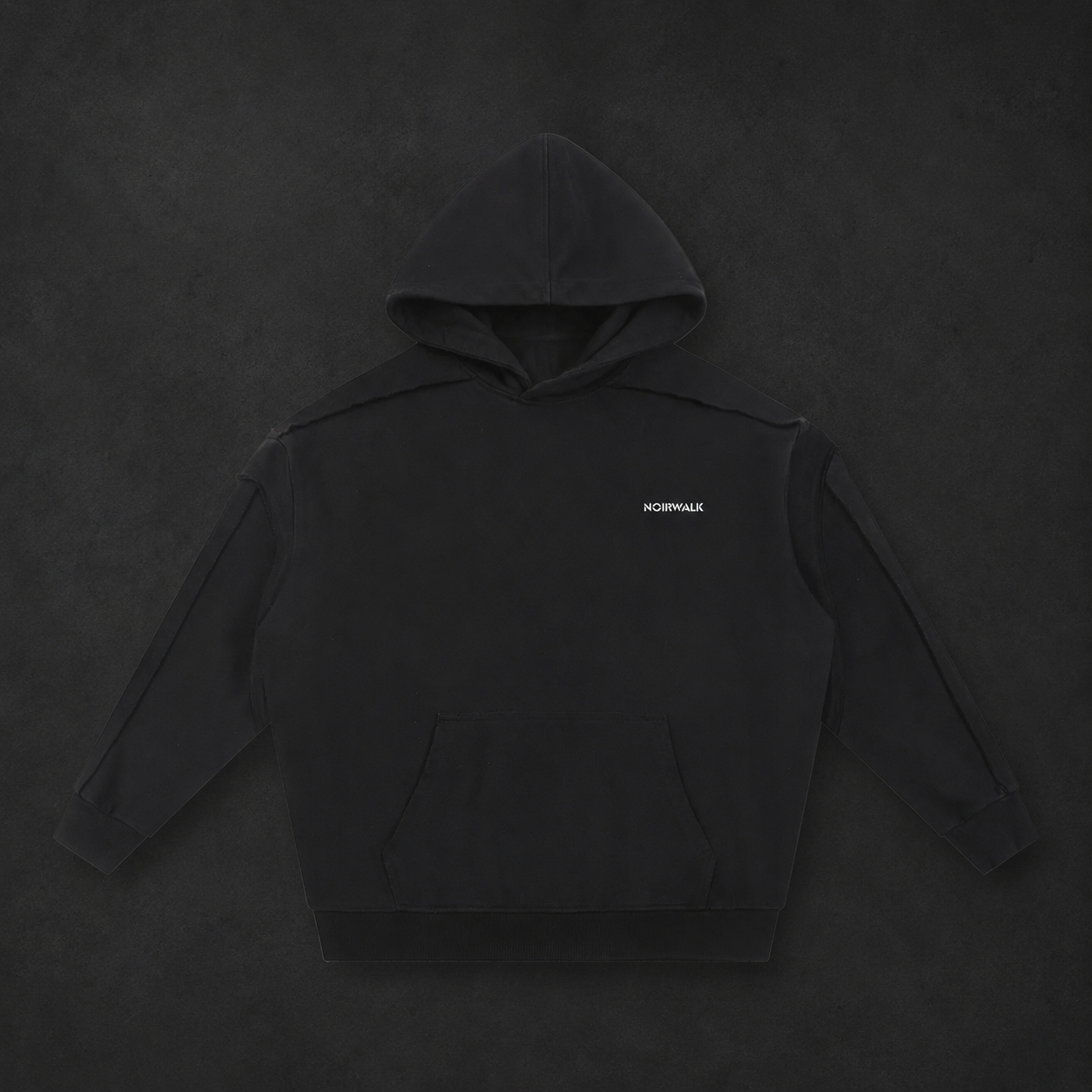 NWS Contrast Tape Double Layered Hoodie