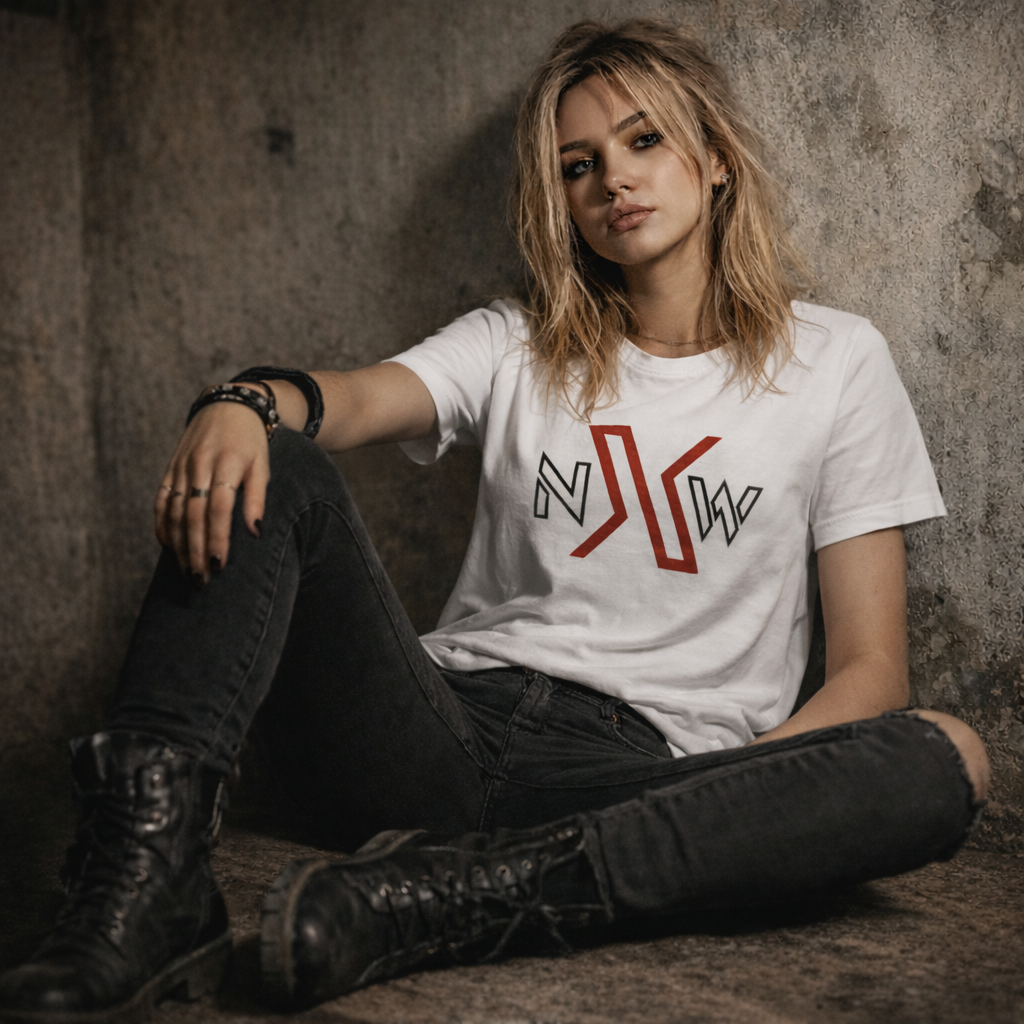 Streetform X Women’s Tee — White/Red
