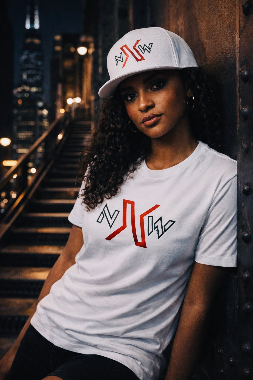 Streetform X Women’s Tee — White/Red