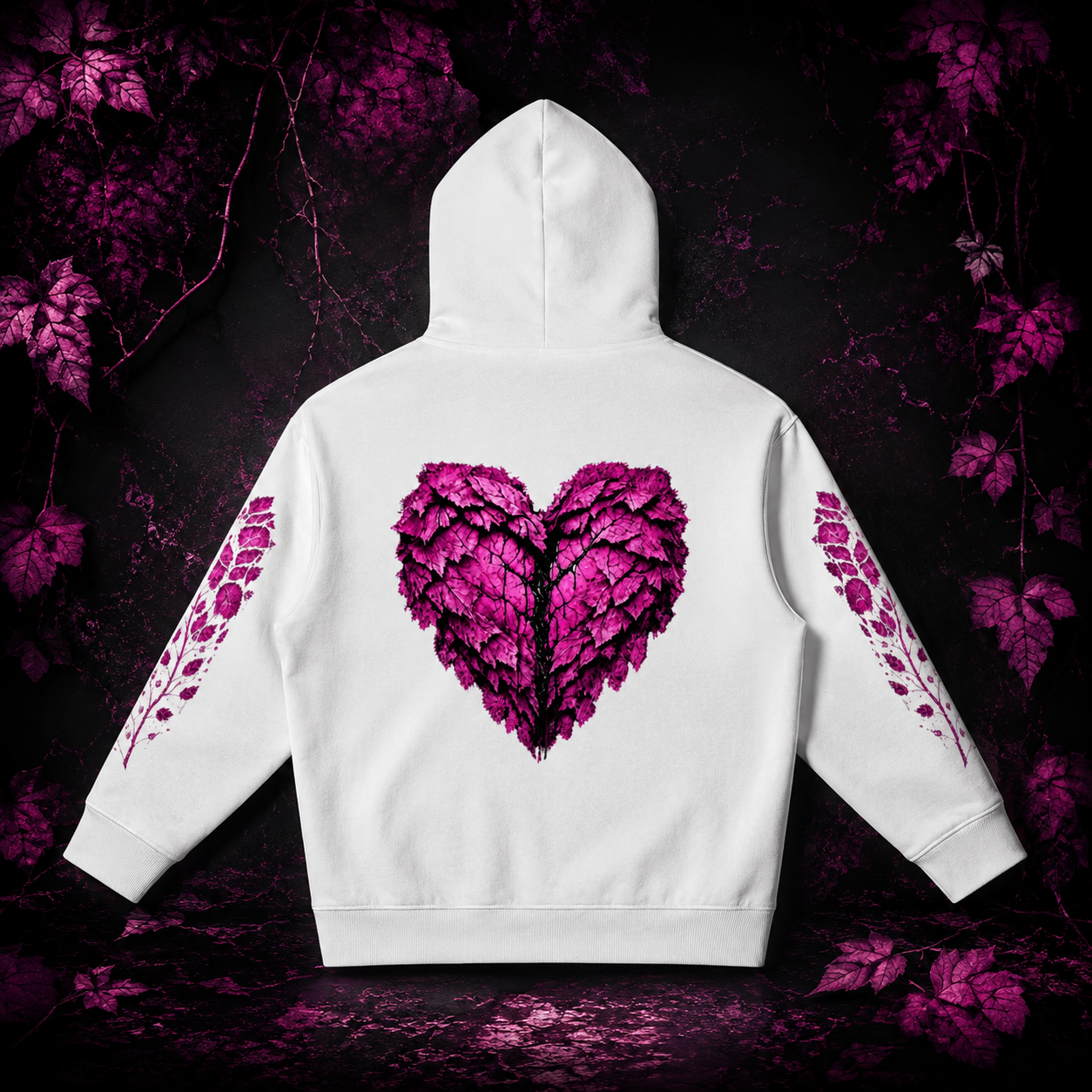 LOVE BLEEDS Oversize Fleeced Hoodie