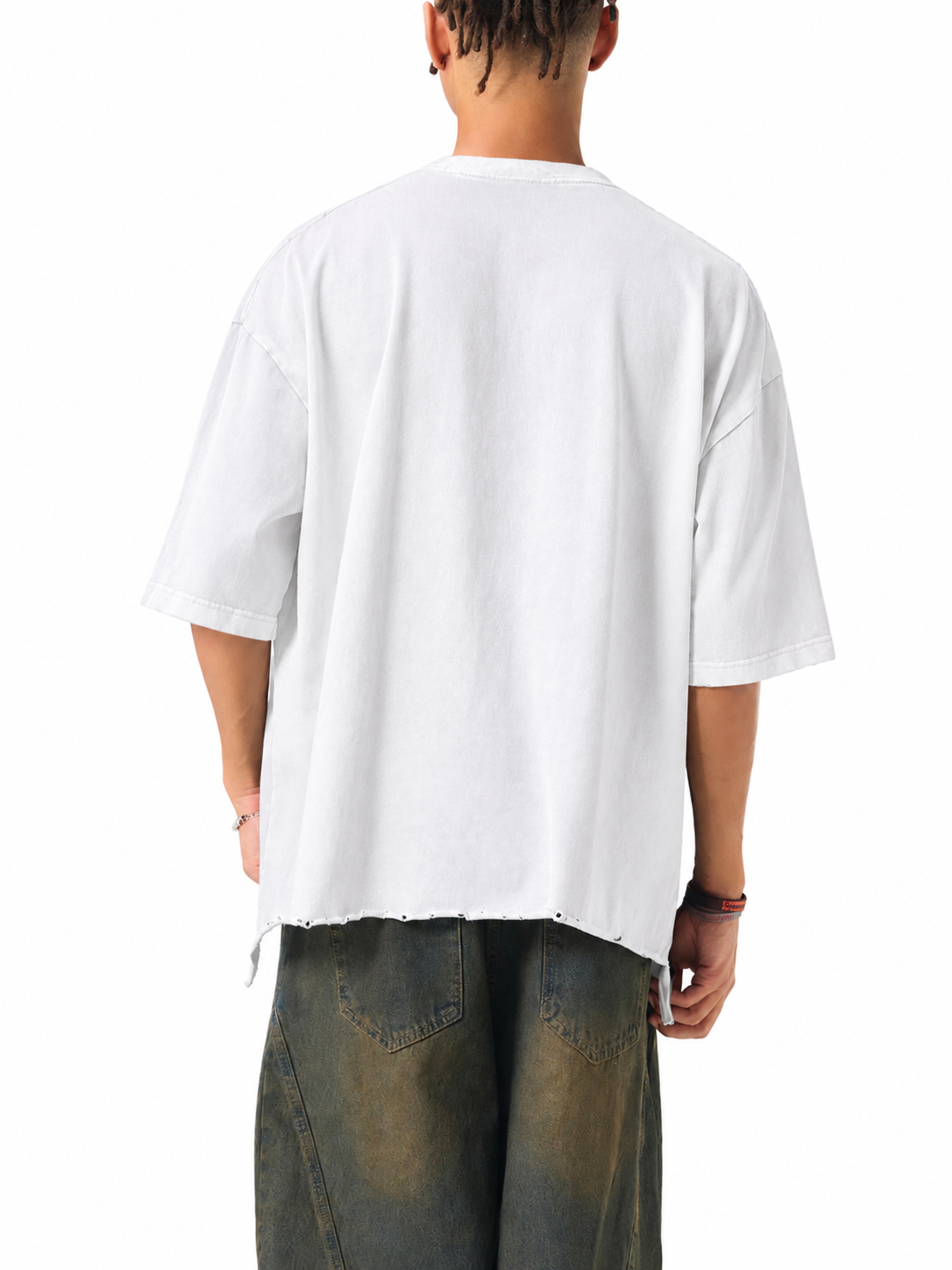 NWS Wash Raw-Hem Boxy T-shirt