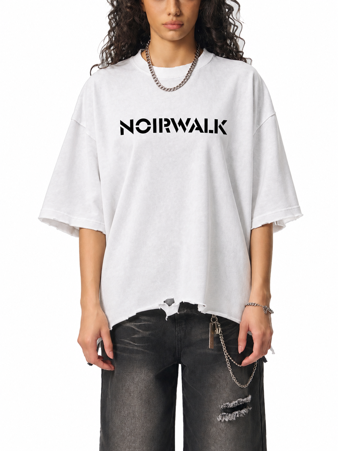 NWS Wash Raw-Hem Boxy T-shirt