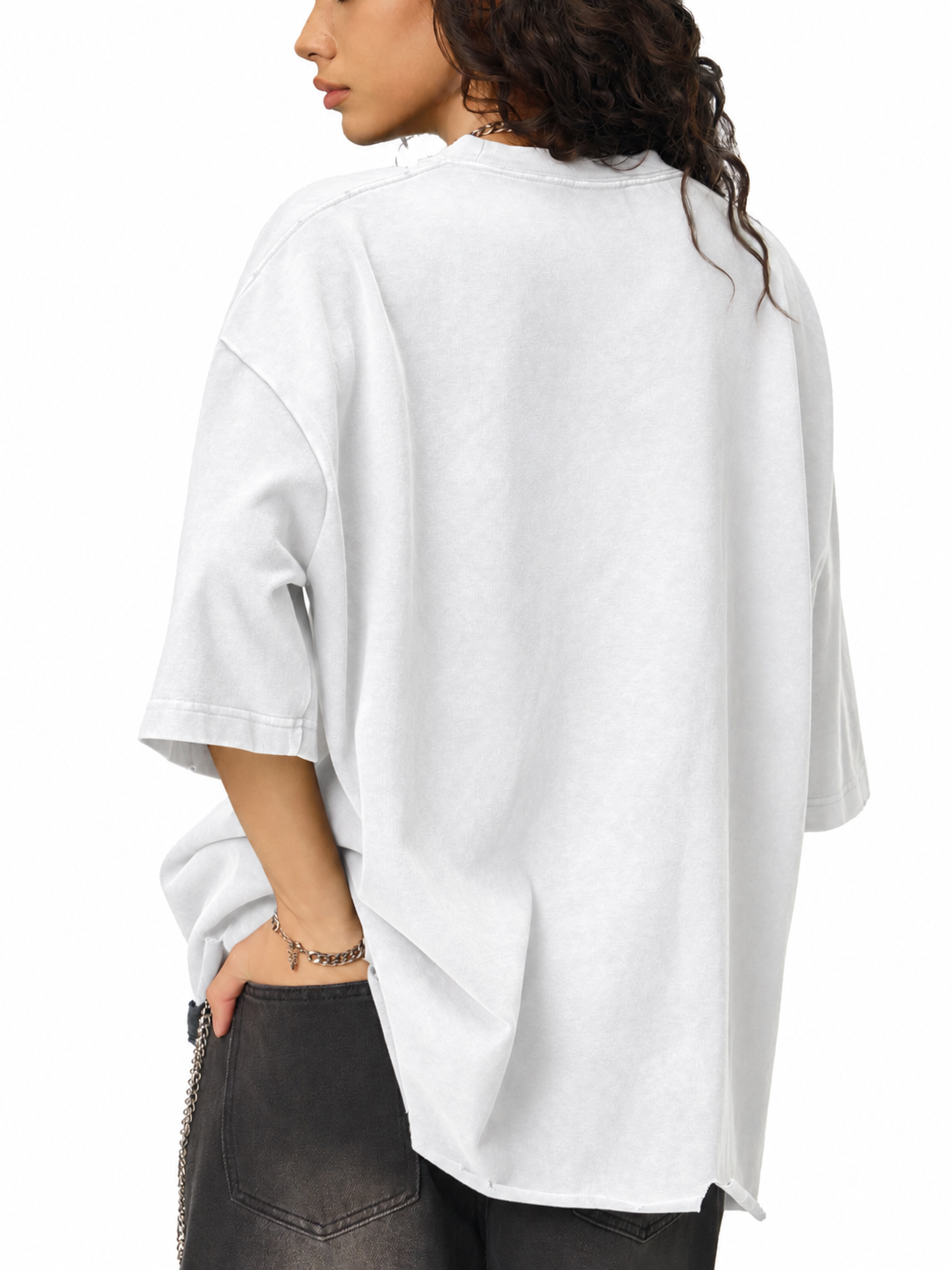 NWS Wash Raw-Hem Boxy T-shirt
