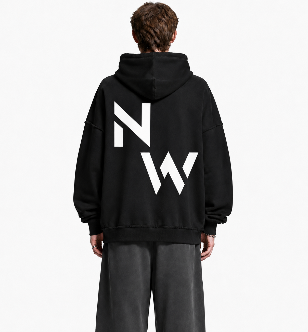 NW signature double layered hoodie
