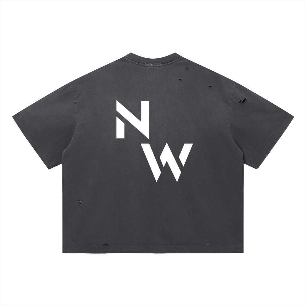 NWS Distressed Boxy Oversized T-Shirt