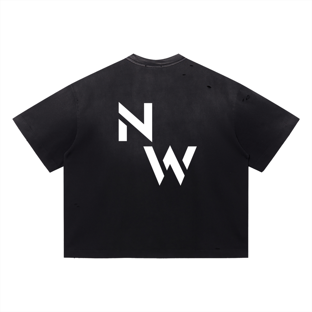 NWS Distressed Boxy Oversized T-Shirt