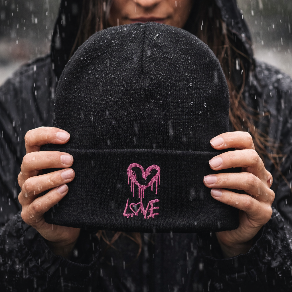 Love Bleed's Embroidered Beanie